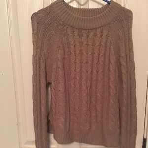 SOLD Brown knit sweater